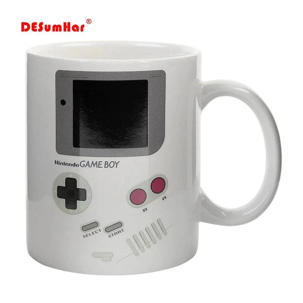 Funny Heat Sensitive Game Mugs,Ceramic Boy Mug Home Office White Porcelain Milk Beer Coffee Mug Color Changing Drinkware - PST PS Tradings