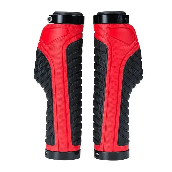 ROCKBROS Bicycle Grips MTB Road Bike Double Lock Rubber Handlebar Grips Anti-skid Shock-absorbing Soft Bike Grips Handlebar bmx - Property & Safety Tradings