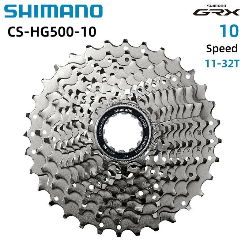 Shimano CS HG500 10 Speed Road Bicycle Cassette Sprocket For 10s 10v 12-28T 11-25/32T/34T 36T Freewheel Road Bike Accessories - Property & Safety Tradings