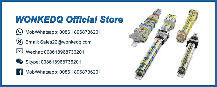 End Bracket Stop For NS35 DIN Rail Terminal Block E/UK E/UK2 EW35 WKF35 249-117 End Clamp For Universal Connector Marker Holder - PST PS Tradings