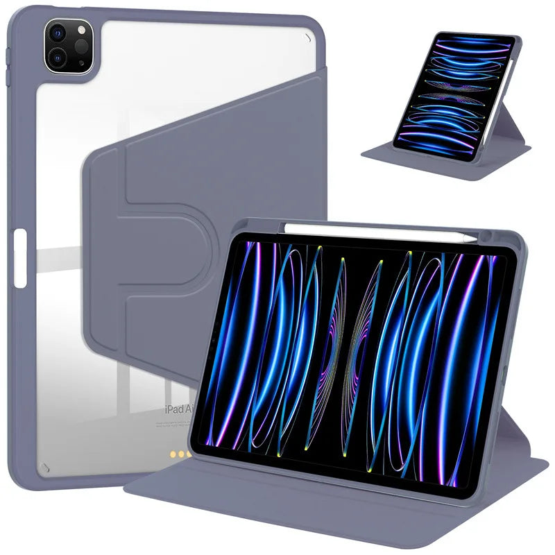 For iPad 10.2 7th 8th 9th Case iPad 10th Generation Rotation Cover for iPad Pro 12.9" 13" Air 11" 2024 2 3 4 5 9.7 5th 6th Funda - PST PS Tradings