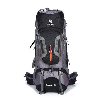 80L Camping Wandern Rucksäcke Große Außen Tasche Rucksack Nylon superlight Sport Reisetasche Aluminium legierung unterstützung 1,65 kg