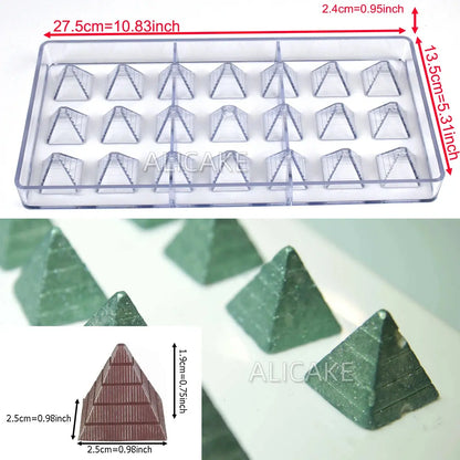 Schokoladenformen aus Polycarbonat für Schokolade, professionelles Backen, Süßigkeiten, Bonbons, Bar, Acrylform, Süßwaren, Bäckereien - Property & Safety Tradings