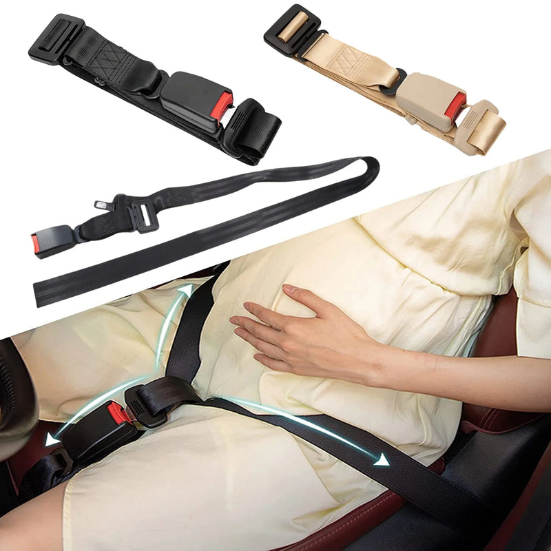 Car Seat Safety Belt for Pregnant Woman Maternity Moms Belly Unborn Baby Protector Adjuster Extender Kit Automotive Accessories - PST PS Tradings