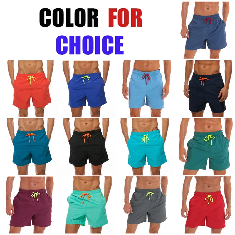 ESCATCH Man Swimwear Swim Shorts Trunks Beach Board Shorts Swimming Pants Swimsuits Mens Running Sports Surffing Shorts - PST PS Tradings