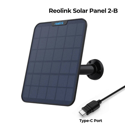 Reolink Solar Panel with 4m cable for Reolink rechargeable battery cameras Solar Panel for Argus 3 Pro/Argus PT/Trackmix/Duo 2 - Property & Safety Tradings