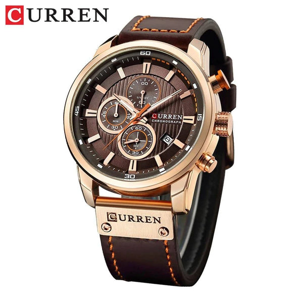 CURREN Fashion Date Quartz Men Watches Top Brand Luxury Male Clock Chronograph Sport Mens Wrist Watch Hodinky Relogio Masculino - Property & Safety Tradings