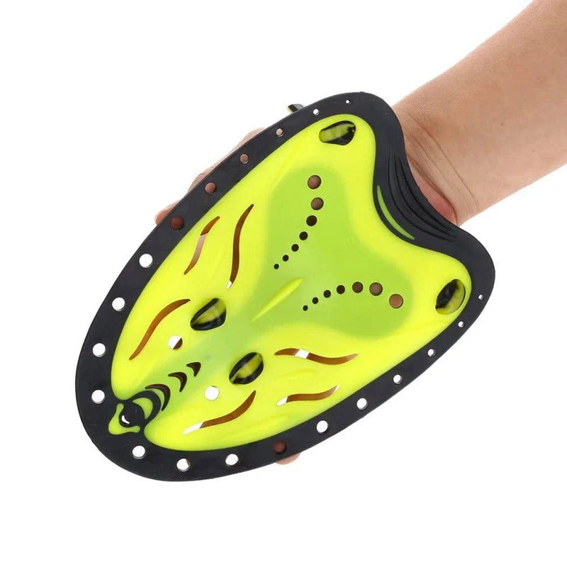 WHALE Swimming Paddle Fin Flipper For Swimming Learn Training Gear Adjustable Silicone Hand Fin Webbed Diving Gloves - PST PS Tradings