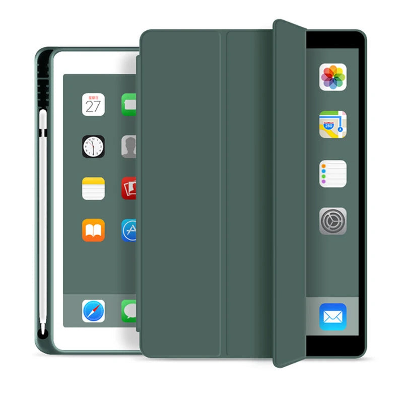 Case for iPad 10th 9th 8th 7th 6th 5th Gen Smart Cover with Pencil Holder for iPad Pro 11 10.9 10.5 10.2 9.7 Mini 6 5 4 3 Fundas - PST PS Tradings