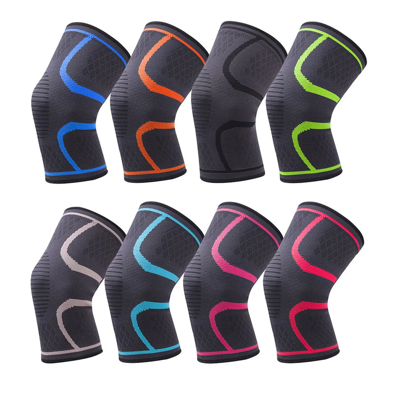 Knitted Nylon Sports Knee Pads Autumn Winter Badminton Running Fitness Knee Pads Outdoor Mountaineering Warm Knee Pads - PST PS Tradings