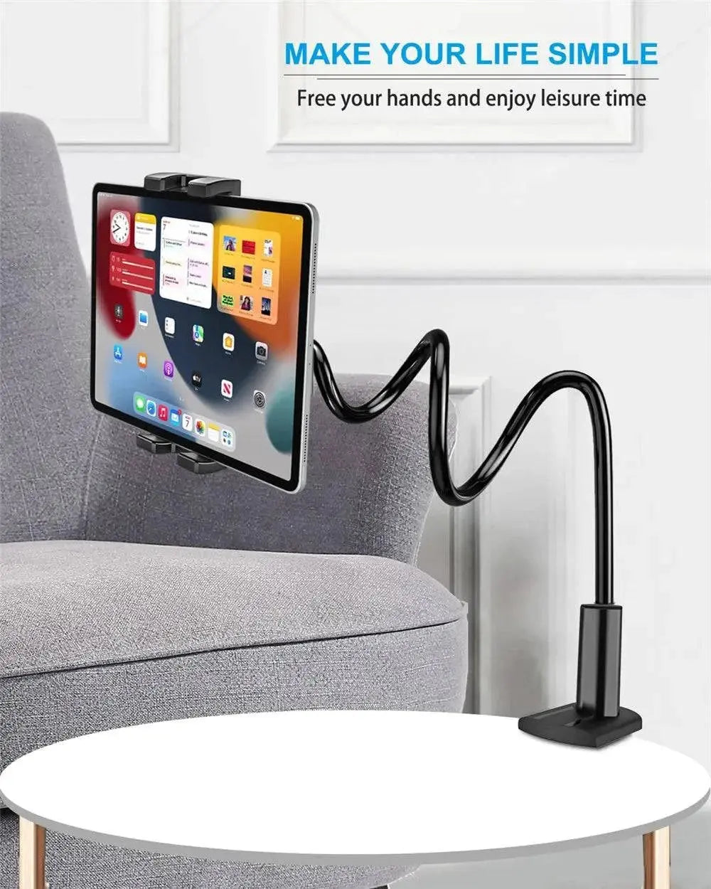 Flexible Long Arm Tablet Stand Holder for Bed Desk 5-11’’ Phone Tablet Support for Xiaomi Huawei Samsung Teclast IPad Tab Stand - Property & Safety Tradings