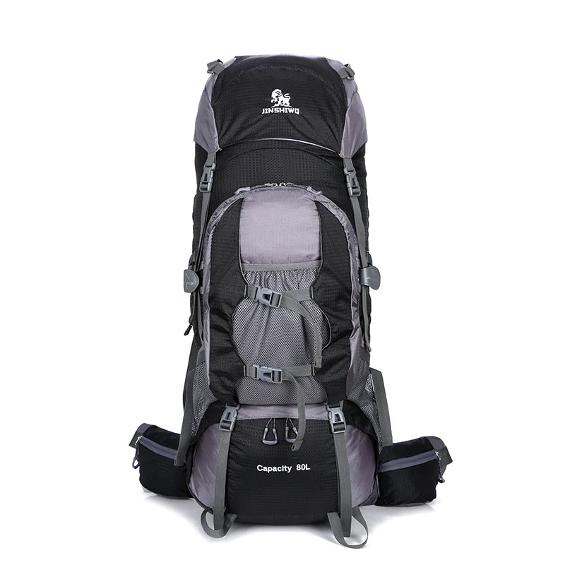 80L Camping Wandern Rucksäcke Große Außen Tasche Rucksack Nylon superlight Sport Reisetasche Aluminium legierung unterstützung 1,65 kg