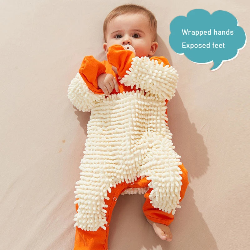 Spring Infant Baby Boy Girl Rompers Newborn Baby Jumpsuit Mop Boys Girls Baby Crawl Solid Baby Girls Clothes Rompers - PST PS Tradings