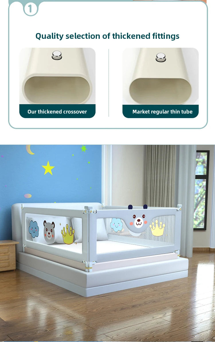 IMBABY Baby Playpen Liftable Bed Fence Portable Playpen Bed Play Space for Children Crib Rail Barrier High Quality Fence for Kid - PST PS Tradings