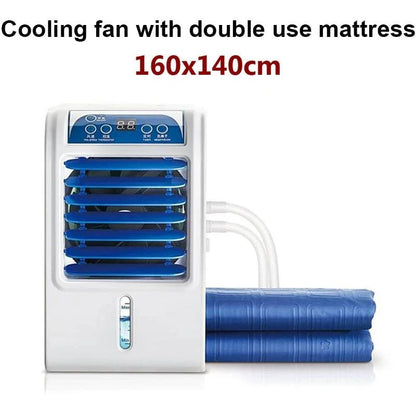 Water Circulation Bed Ice Sleeping Pad Water-cooled Refrigeration Mattress Cooling Fan Conditioner Air Conditioning Cooler EU US - Property & Safety Tradings