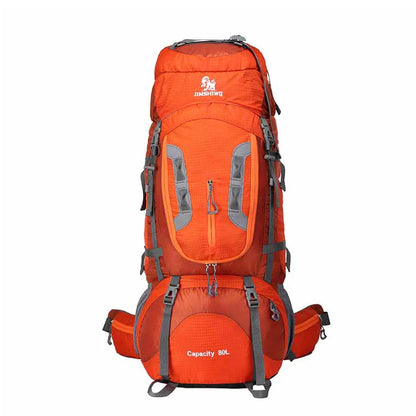 80L Camping Wandern Rucksäcke Große Außen Tasche Rucksack Nylon superlight Sport Reisetasche Aluminium legierung unterstützung 1,65 kg