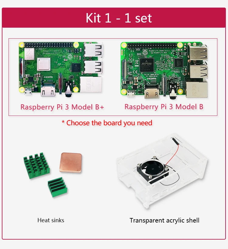 Original Raspberry Pi 3 Model B /3B+ Plus BCM2837 1.2G ,Raspberry Pi 3 B+ with 2.4G & 5G WIFI 4.2 Bluetooth and PoE