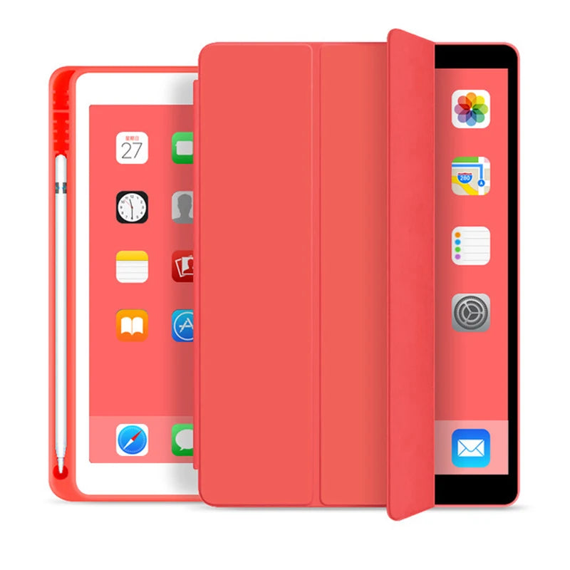 Case for iPad 10th 9th 8th 7th 6th 5th Gen Smart Cover with Pencil Holder for iPad Pro 11 10.9 10.5 10.2 9.7 Mini 6 5 4 3 Fundas - PST PS Tradings