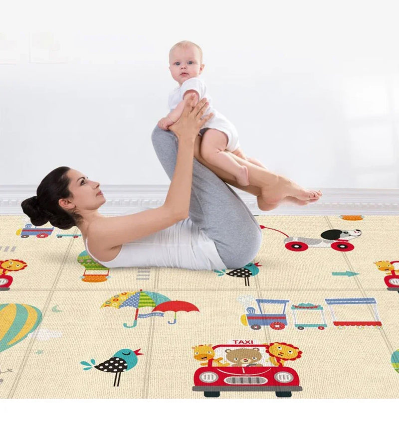 Foldable Lightweight Baby Play Mat, Waterproof Soft Cushion Portable Activity Mat, Non-slip Thick One-piece Foam Crawling Mat - PST PS Tradings