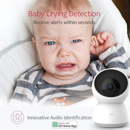 Smart Camera 2K WiFi Night Vision Webcam 2K 1296P HD Video IP 360 Angle Camera Baby Security Monitor for Xiaomi Mihome APP