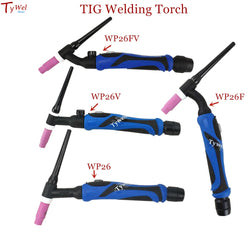 200A TIG Welding Torch WP26 WP26F WP26V WP26FV GTAW Argon Air Cooled Gas Valve Remote Control Gas Tungsten Arc Welding Gun