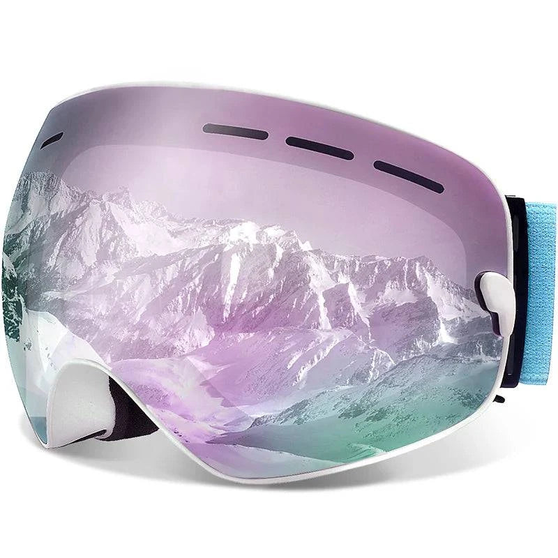 Ski Goggles,Winter Snow Sports Goggles with Anti-fog UV Protection for Men Women Youth Interchangeable Lens - Premium Goggles - Property & Safety Tradings