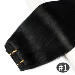 Doreen 160G 200G 240G Volume Series Brazilian Machine Remy Straight Clip In Human Hair Extensions  Full Head 10Pcs 16 to 24 Inch - Property & Safety Tradings