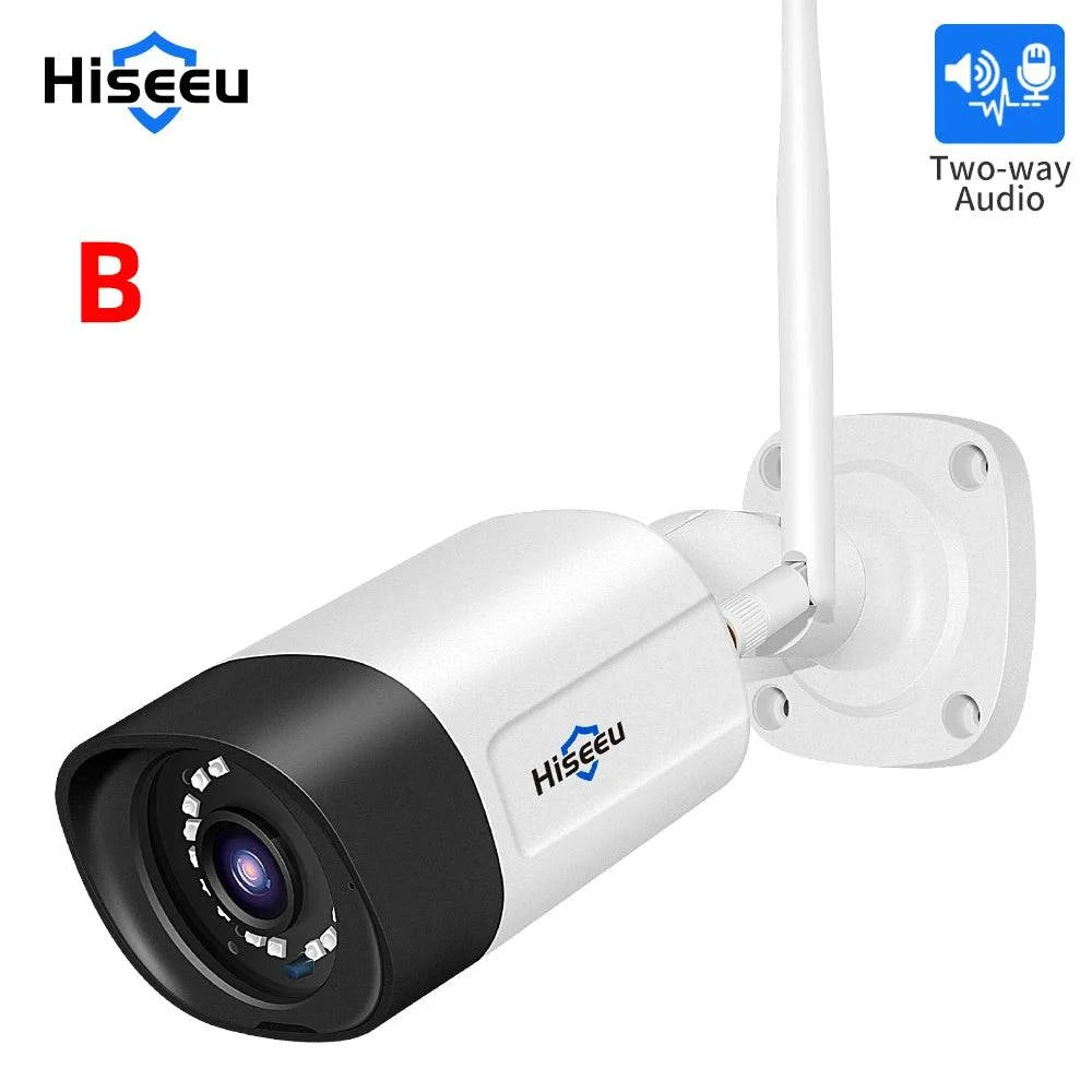 Hiseeu 1536P Wireless IP Camera 3.6mm Lens Waterproof Security WiFi Camera for Hiseeu Wireless CCTV System Kits IP Pro APP View - Property & Safety Tradings