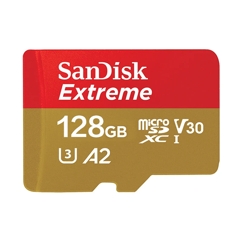 Sandisk Micro SD Card Original Extreme A2 V30 U3 SDXC Flash 32GB 64GB 128GB 256GB MicroSD Card 190MB/s TF Card for Phone Tablet - PST PS Tradings