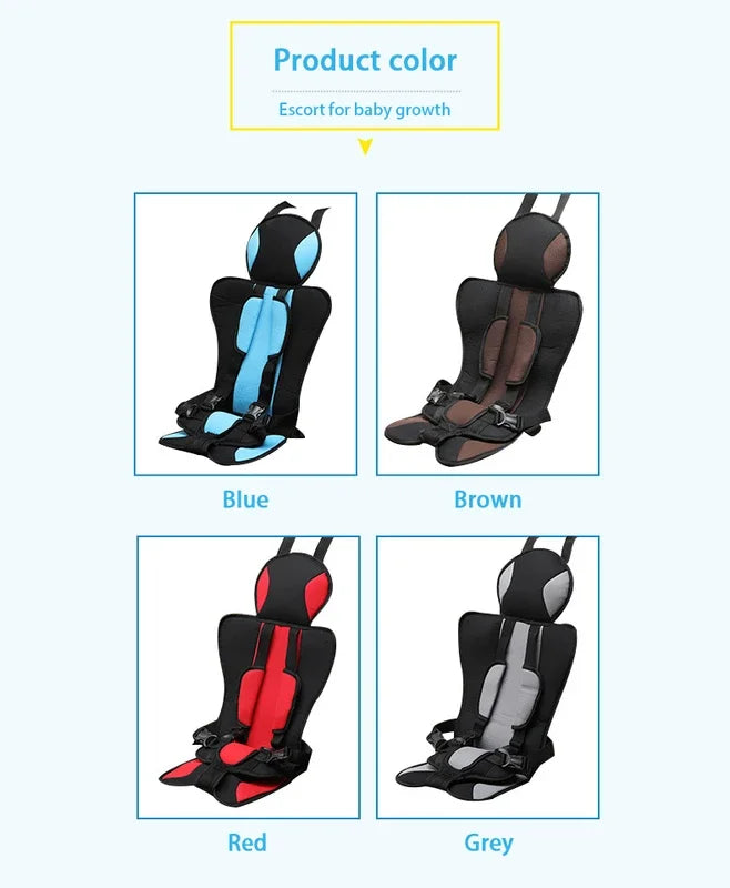 Car Child Safety Seat Simple Portable Baby Cushion Models Universal Seat Belt Fixed Baby Seat Cushion - PST PS Tradings