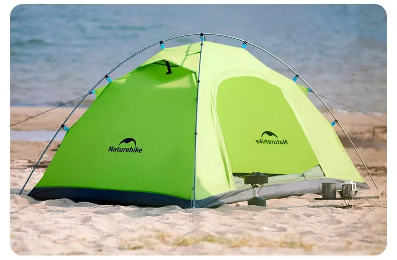 Naturehike 2024 New Camping Tent Large Space Mosquito-repellent Beach Tents Ultralight Quick Set 2 Person Outdoor Hiking Tent - Property & Safety Tradings