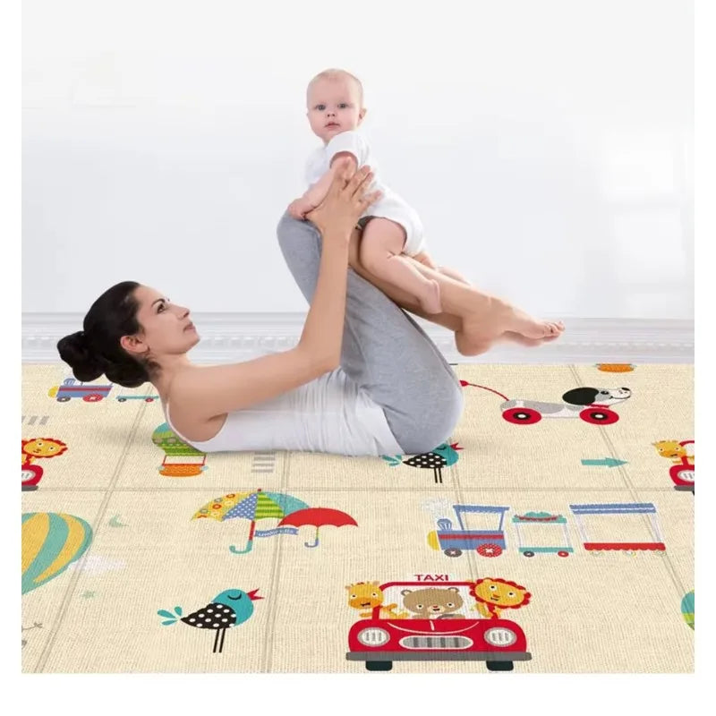 Foldable Lightweight Baby Play Mat, Waterproof Soft Cushion Portable Activity Mat, Non-slip Thick One-piece Foam Crawling Mat - PST PS Tradings