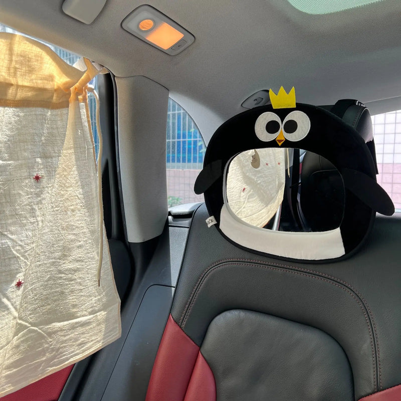 Cute Owl Child Safety Seat Rearview Mirror Cartoon Animal Car Seat Sight Glasses Car Rear Seat Child Safety Mirror - PST PS Tradings