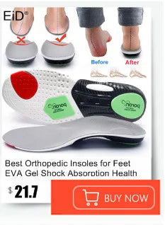 EiD Silicon Gel Insoles Foot Care for Plantar Fasciitis orthopedic Massaging Shoe Inserts Shock Absorption Shoe pad Unisex