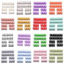 26Pcs Silicone English Letter Beads 12mm Alphabet Silicone Chewing Bead for Pacifier Clip Chain Teether Accessories BPA Free - PST PS Tradings