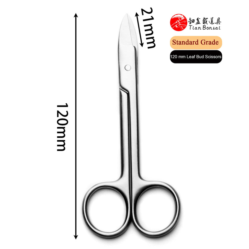 Standard Grade Bonsai Tools 120 mm Leaf Bud  Scissors Leaves Shear Branch Scissors 3Cr13 Alloy Steel 120 Mm