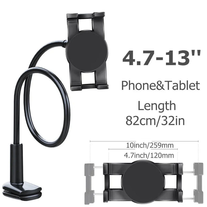 Flexible Long Arm Tablet Stand Holder for Bed Desk 5-11’’ Phone Tablet Support for Xiaomi Huawei Samsung Teclast IPad Tab Stand - Property & Safety Tradings