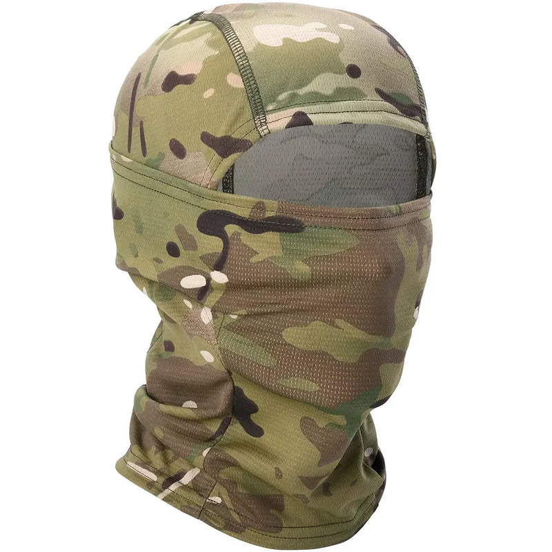 Camouflage Balaclava Full Face Breathable Full Face Scarf Mask Hiking Cycling Hunting Bike Head Cover Tactical Airsoft Cap Men - PST PS Tradings