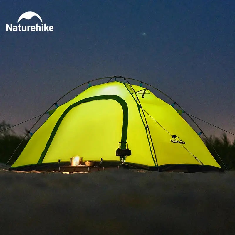 Naturehike 2024 New Camping Tent Large Space Mosquito-repellent Beach Tents Ultralight Quick Set 2 Person Outdoor Hiking Tent - Property & Safety Tradings