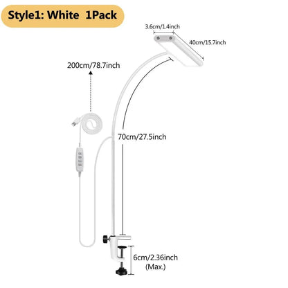 LED Desk Lamp for Office Home, Eye-Caring Desk Light Lamp with Stepless Dimming Adjustable Flexible Gooseneck Adjustable Light - Property & Safety Tradings