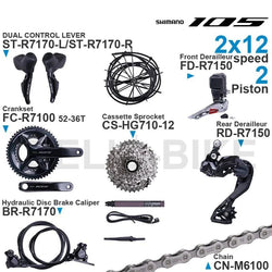 SHIMANO 105 Di2 Groupset ST-R7170 FD-R7150 RD-R7150 FC-R7100 CS-R7100 BR-R7170 BT-DN300 CN-M6100 Original Parts - Property & Safety Tradings