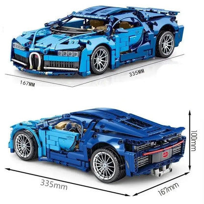 1:14 Technical Super Racing Car Building Blocks Compatible 42083 With Led Light Sports Technique Vehicle Bricks Toy For Kid Gift - Property & Safety Tradings