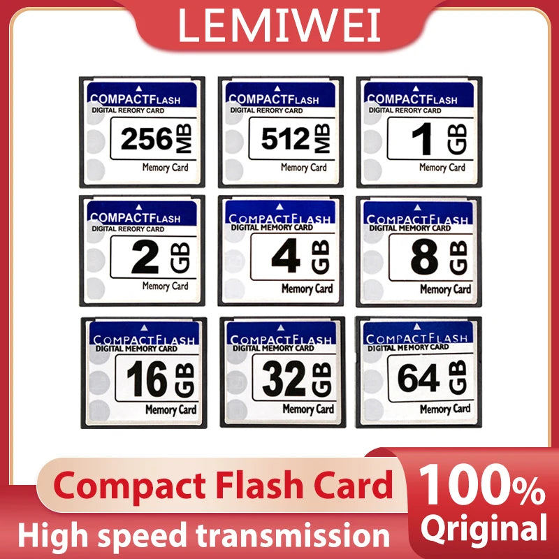 Real Capacity Memory Card 256MB 512MB 1GB 2GB 4GB 8GB 16GB 32GB 64GB CF Card 128GB Compact Flash Card Free Shipping - PST PS Tradings