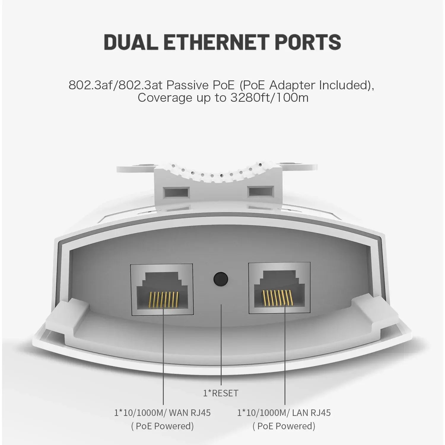 Comfast 300Mbps-1200Mbps Wireless Wifi Repeater Outdoor 2.4&5.8Ghz High Power Waterproof Street Extender Wifi Router Antenna AP - Property & Safety Tradings