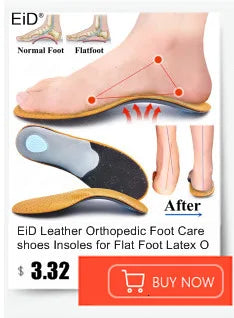 EiD Silicon Gel Insoles Foot Care for Plantar Fasciitis orthopedic Massaging Shoe Inserts Shock Absorption Shoe pad Unisex