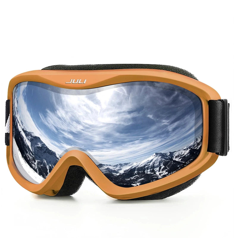 MAXJULI Brand Professional Ski Goggles Double Layers Lens Anti-fog UV400 Ski Glasses Skiing Men Women Snow Goggles - Property & Safety Tradings