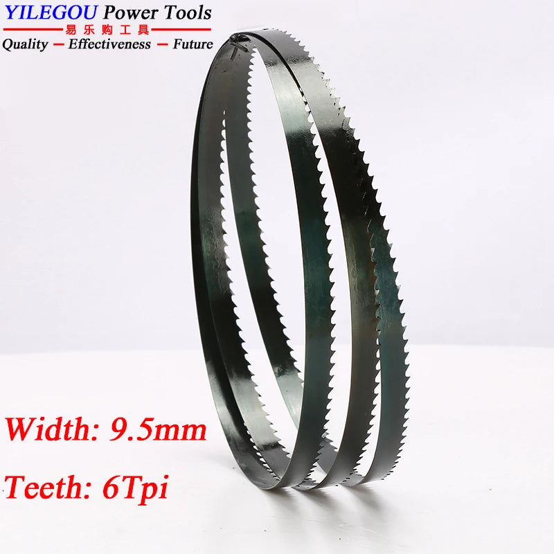 3Pcs 8" 9" 10" Band Saw Blades. 1400 1425 1570 1750mm Woodworking Bandsaw Blade 6, 14Tpi  Cutting Curve. 3 6.35 9.5mm Saw Blades