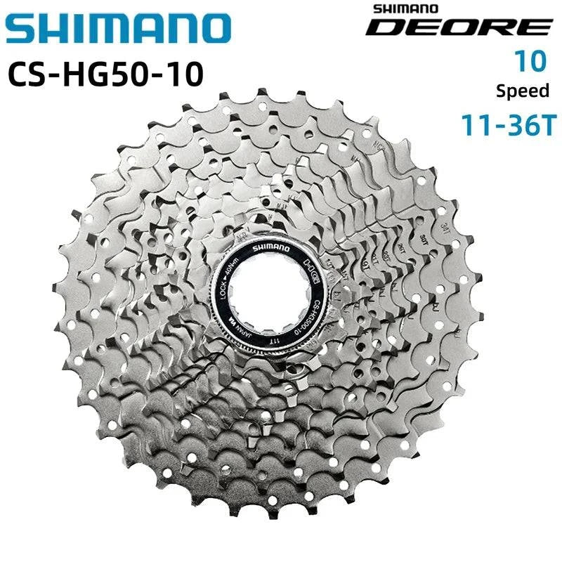 Shimano CS HG500 10 Speed Road Bicycle Cassette Sprocket For 10s 10v 12-28T 11-25/32T/34T 36T Freewheel Road Bike Accessories - Property & Safety Tradings