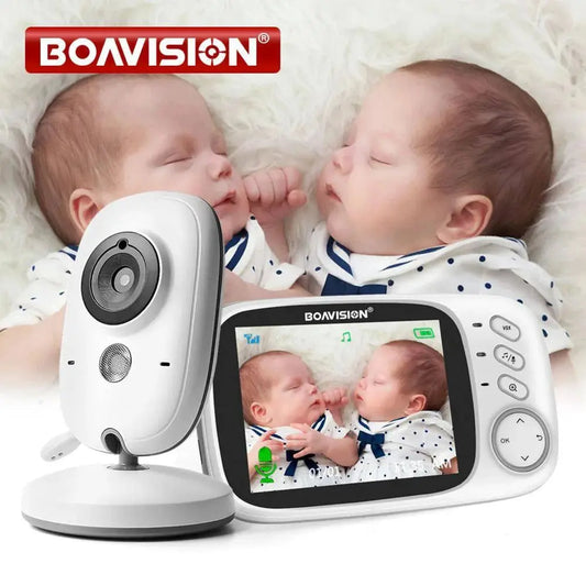 VB603 Video Baby Monitor 2.4G Wireless With 3.2 Inches LCD 2 Way Audio Talk Night Vision Surveillance Security Camera Babysitter - Property & Safety Tradings