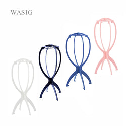 1PC Colorful Ajustable Wig Stands Plastic Hat Display Wig Head Holders 16.5x34cm Mannequin Head/Stand Portable Folding Wig Stand - PST PS Tradings